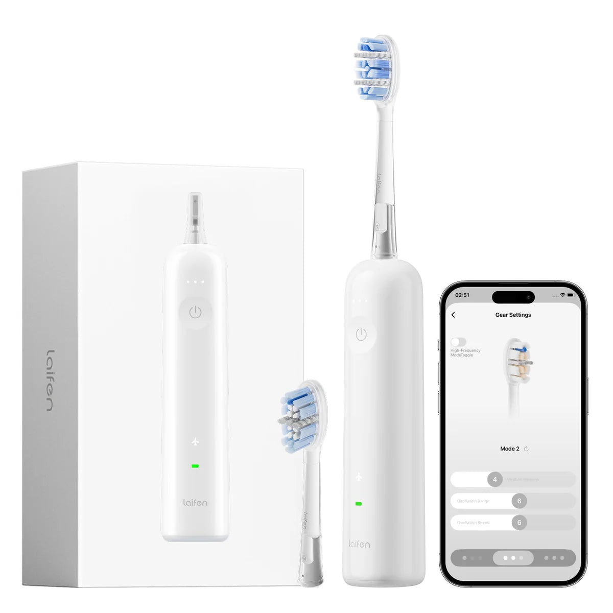 Wave Pro Electric Toothbrush (ABS WHITE)