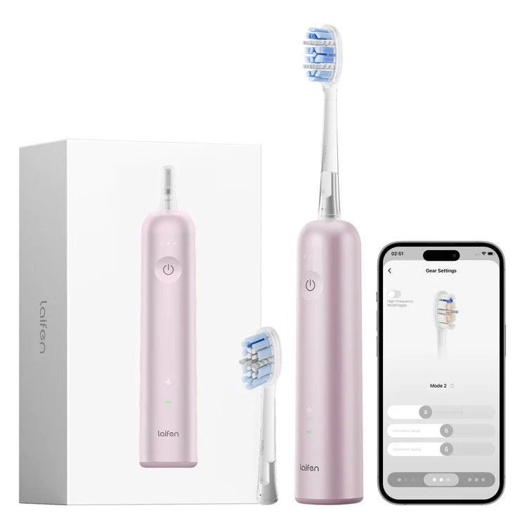 Wave Pro Electric Toothbrush (STAINLESS STEEL PINK)